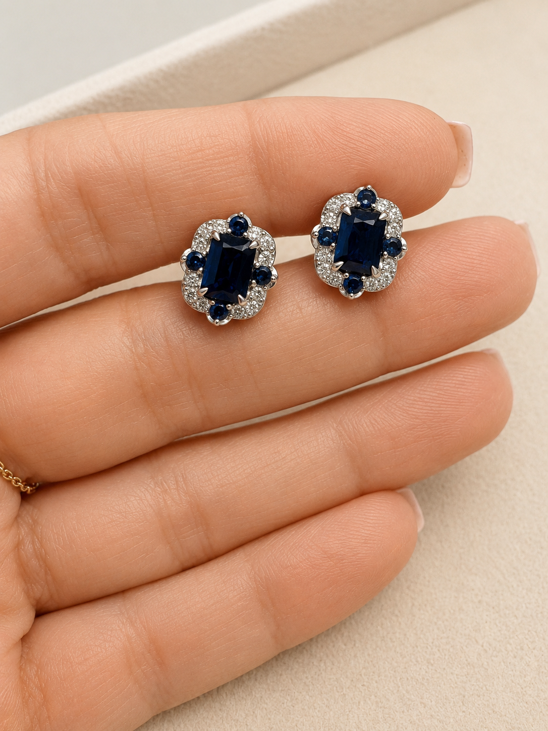 Royal Sapphire Studs