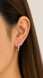 Diamond Line Hoops