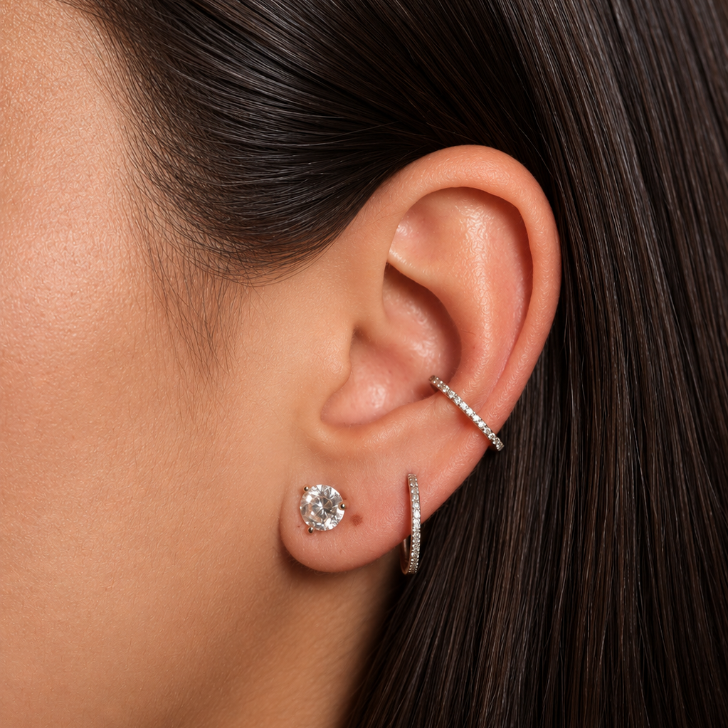 Glint line earcuff