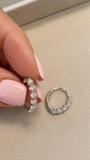 Diamond Line Hoops