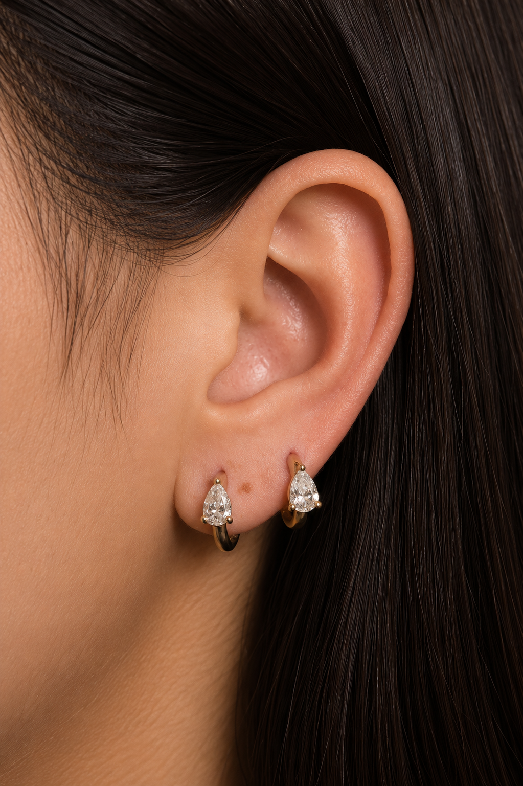 Pegasus Diamond Hoops
