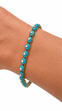 Turquoise Glow Tennis Bracelet