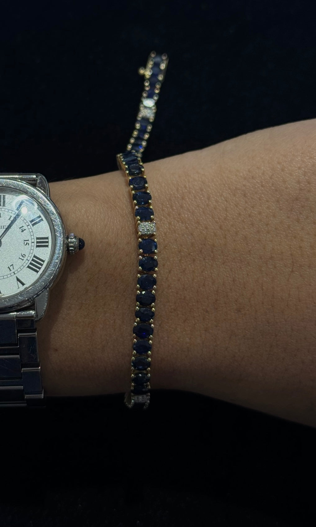 Saphire Tennis Bracelet