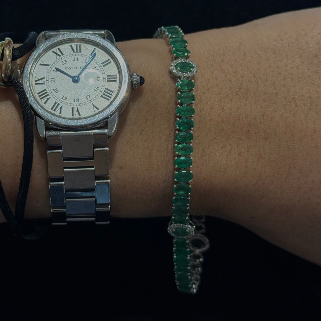 Emerald Bracelets