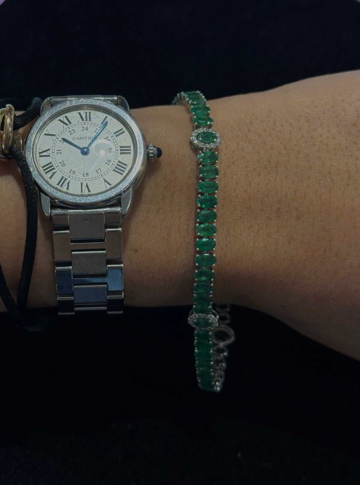 Emerald Bracelets