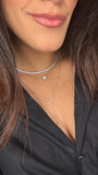 Round floating diamond