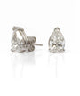 Pear Shape Lab Diamond Studs