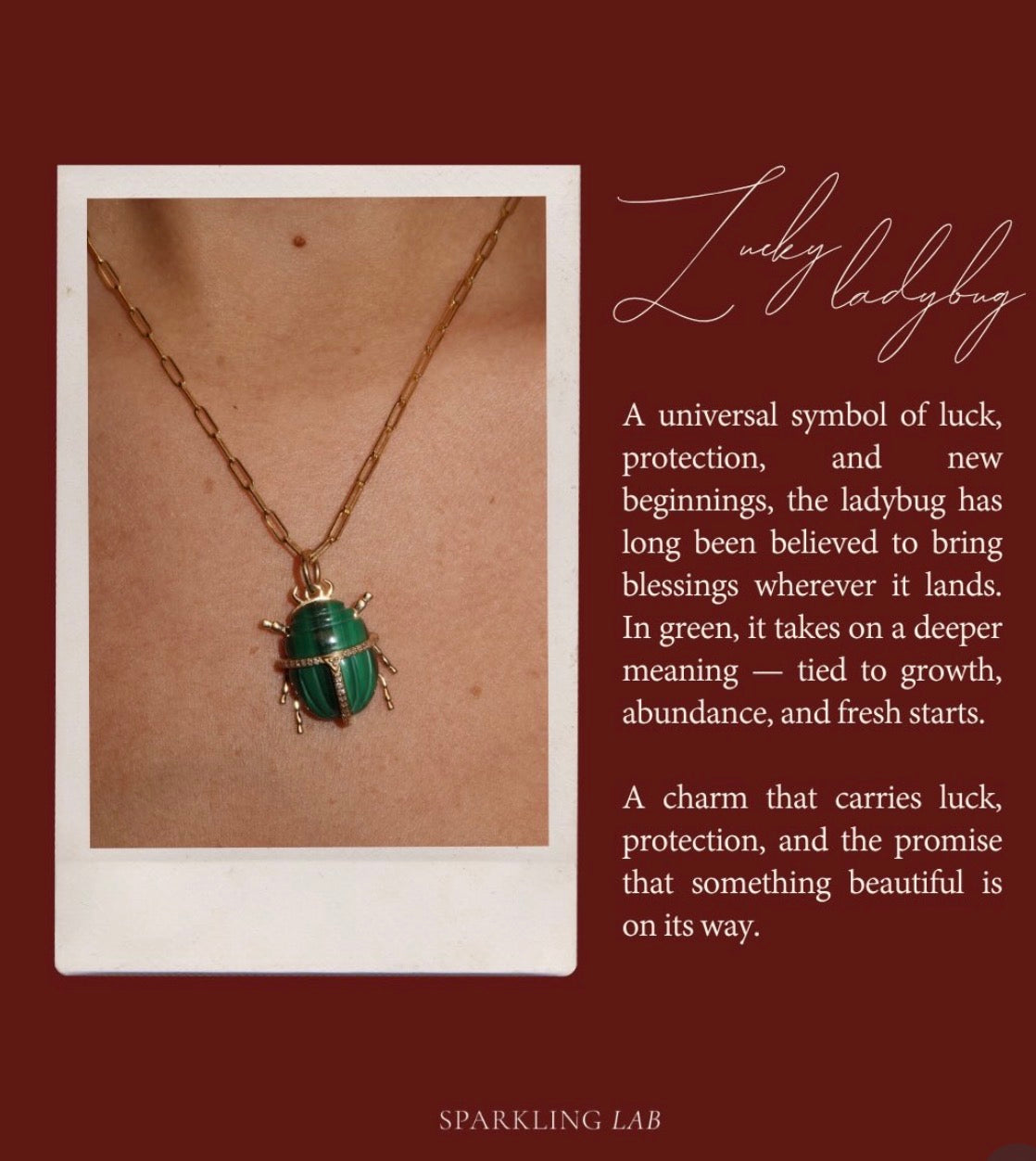 Lucky Ladybug charm
