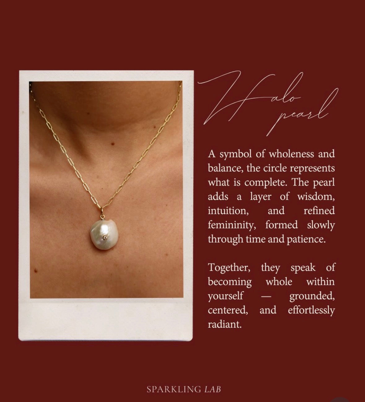 Halo Pearl Charm