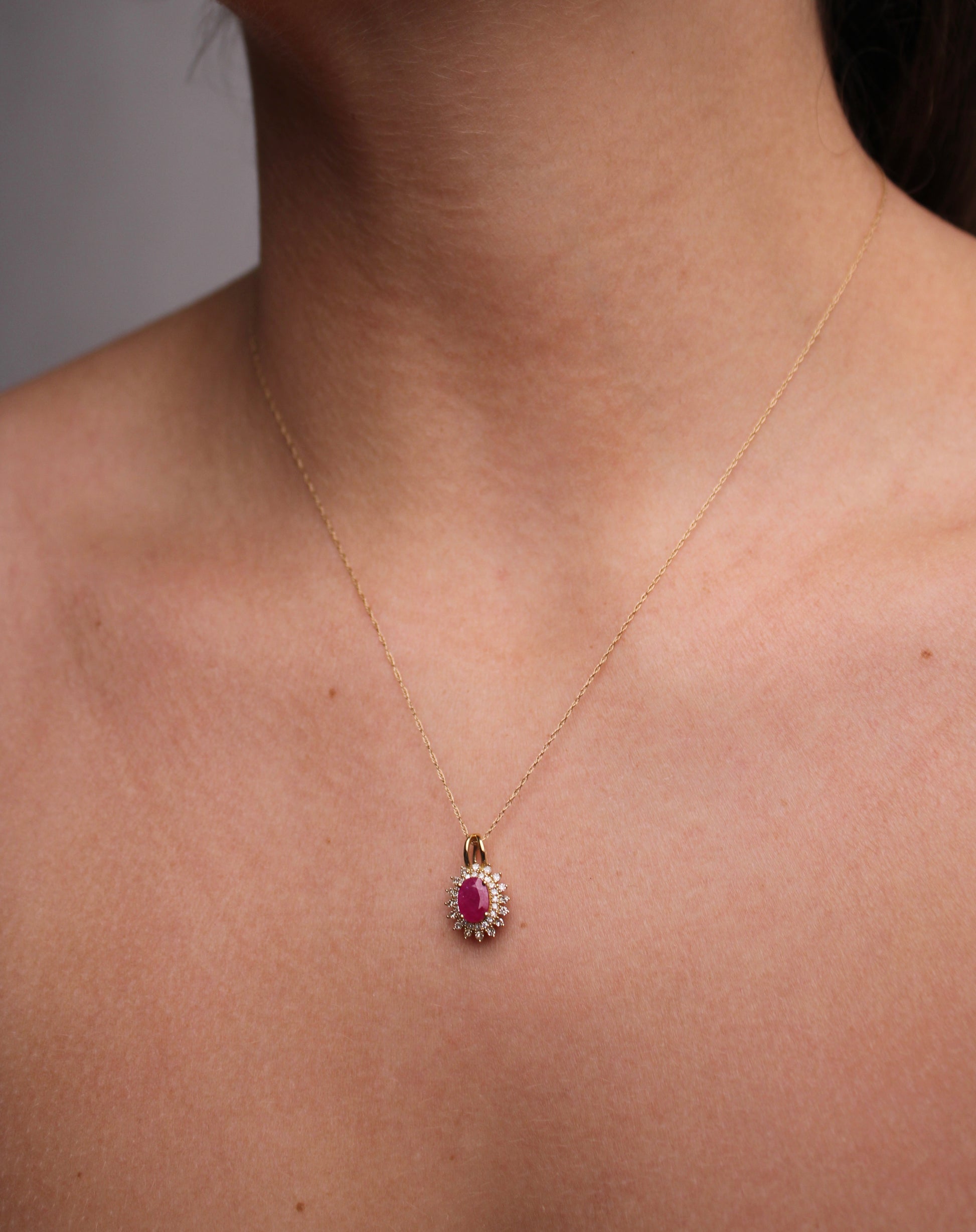 Ruby power Necklace