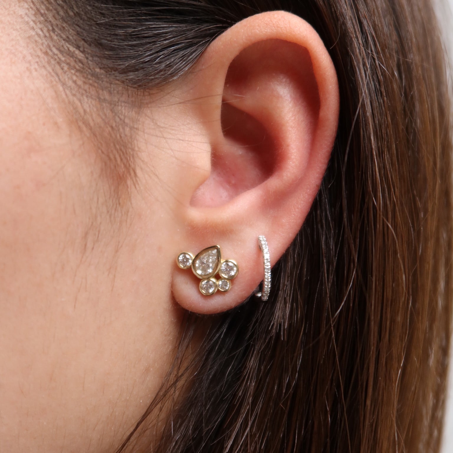 Luminous drop earring