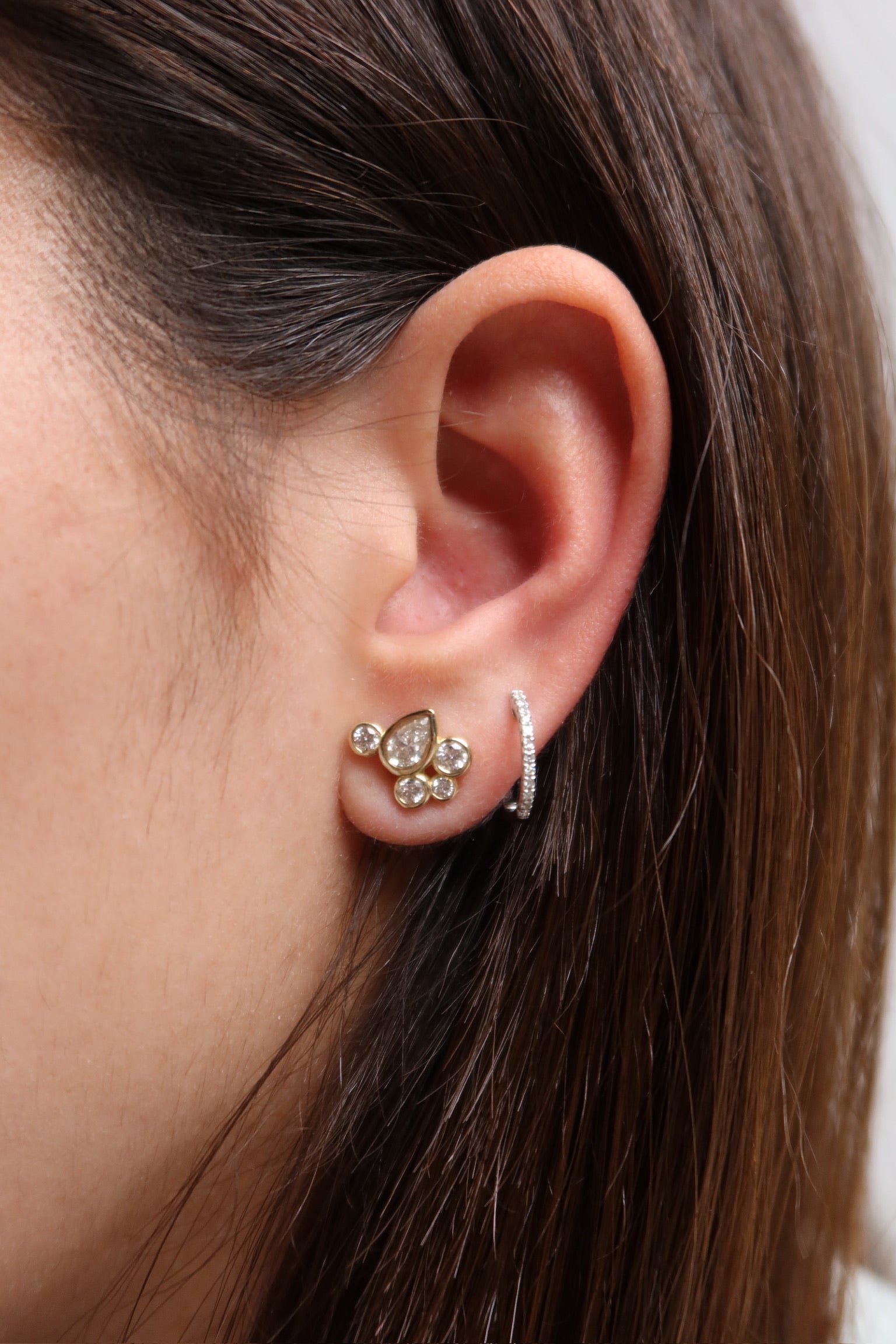 Luminous drop earring