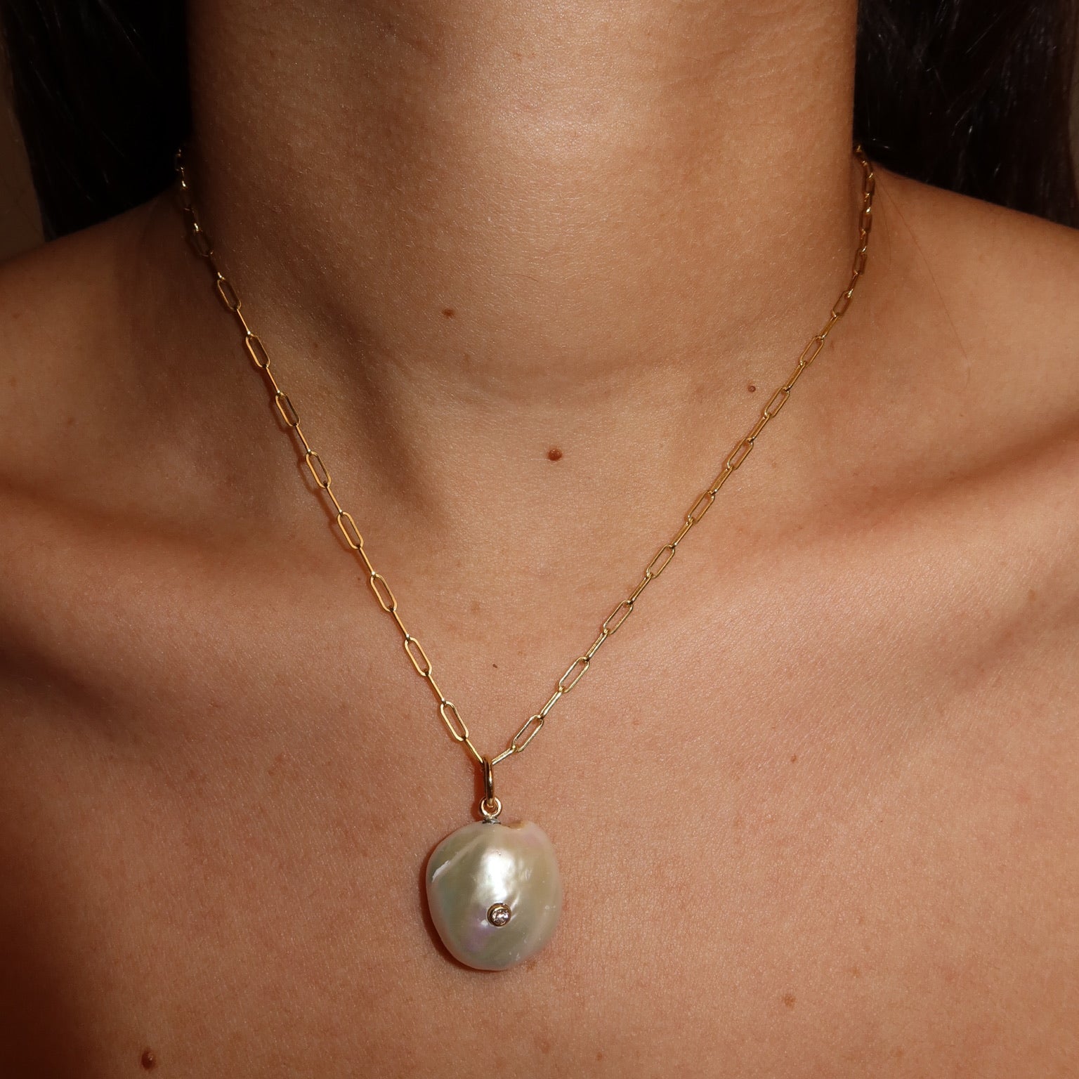Halo Pearl Charm