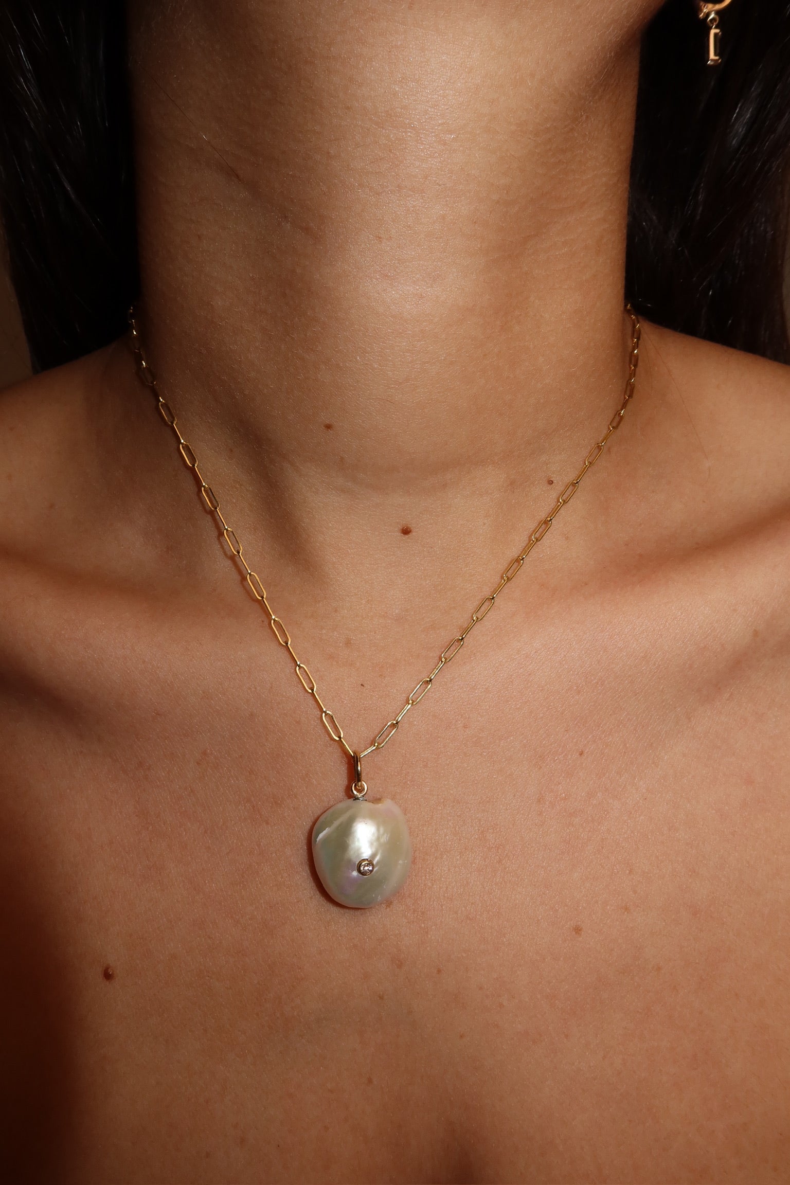 Halo Pearl Charm