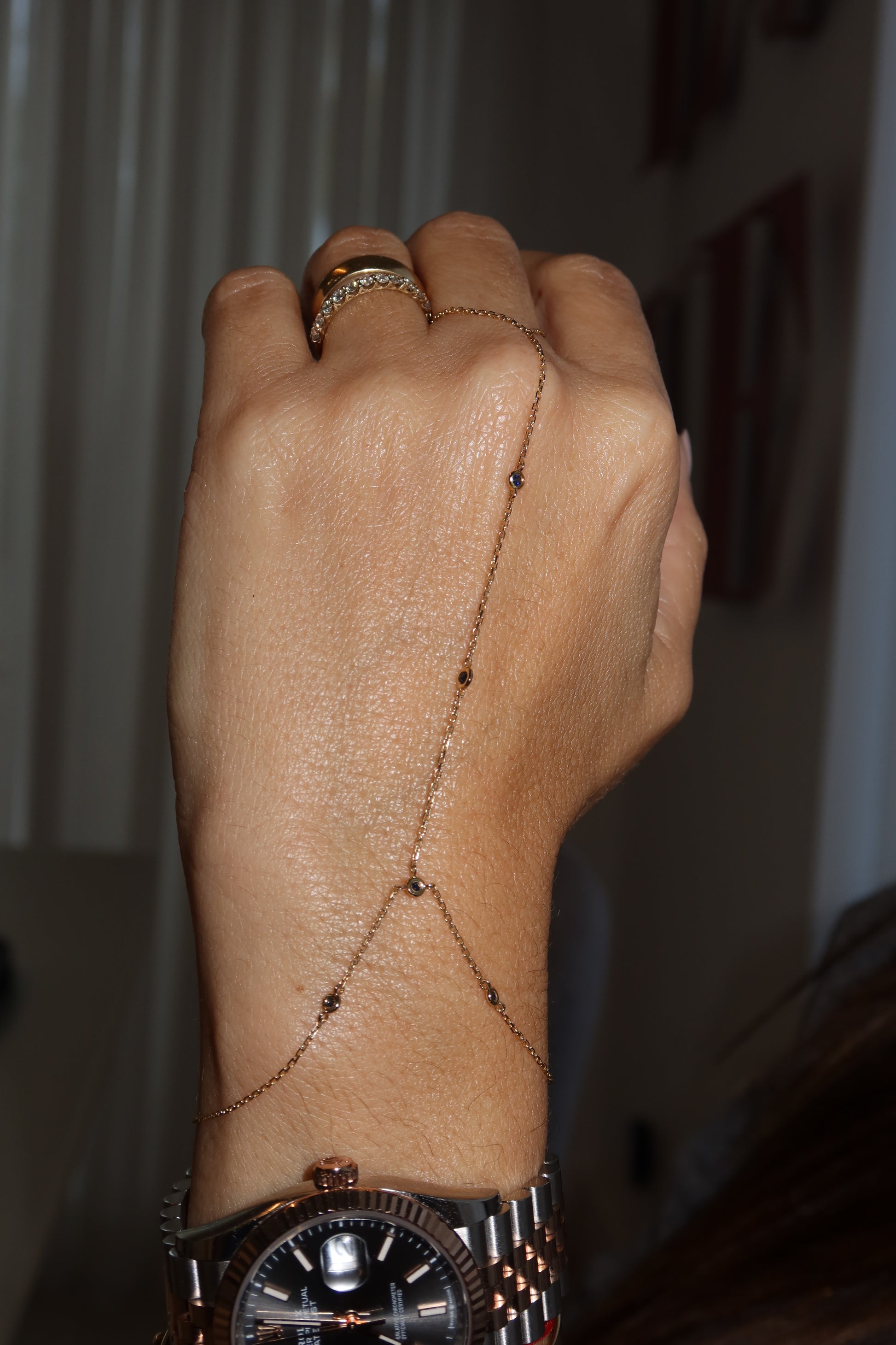 Sapphire Handchain