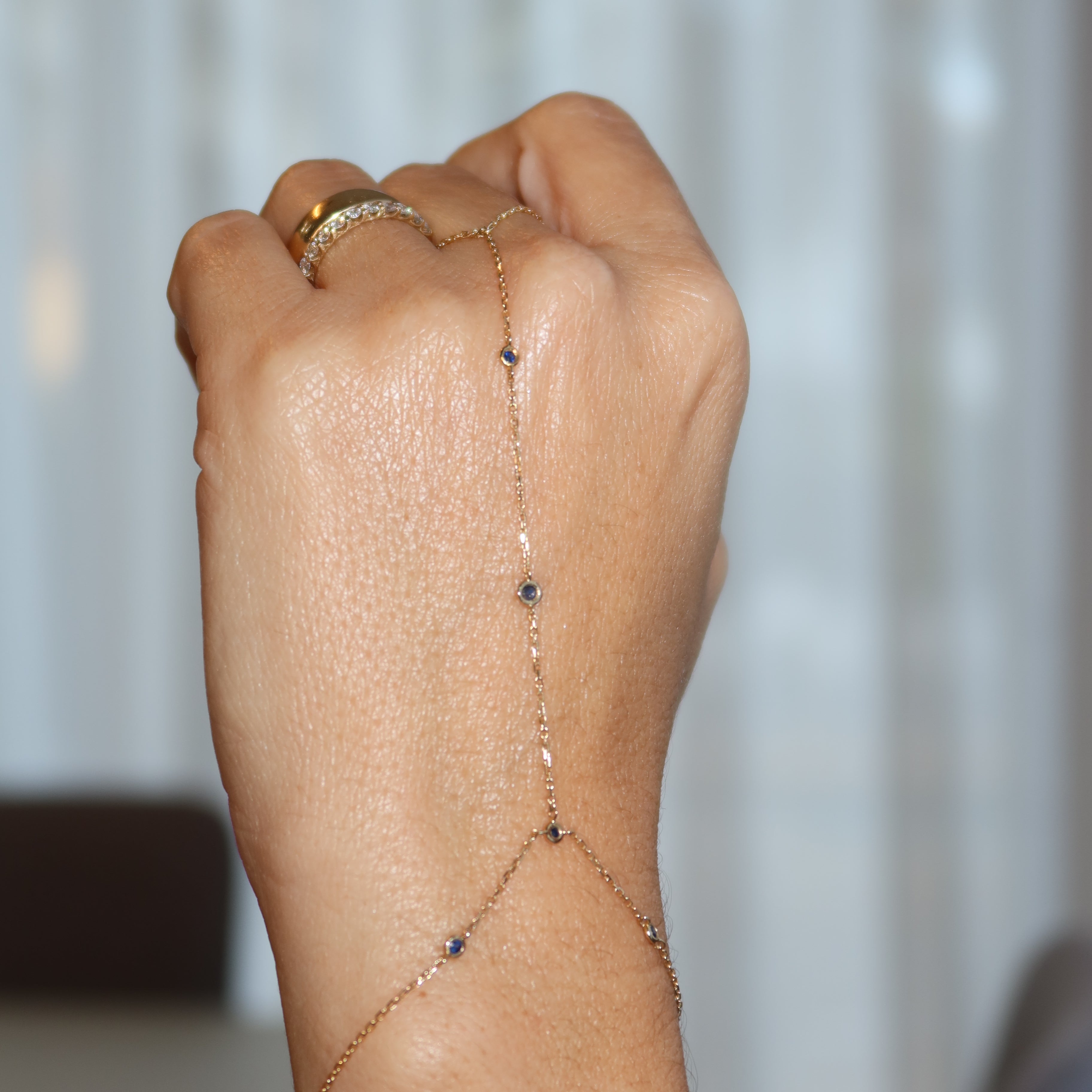 Sapphire Handchain