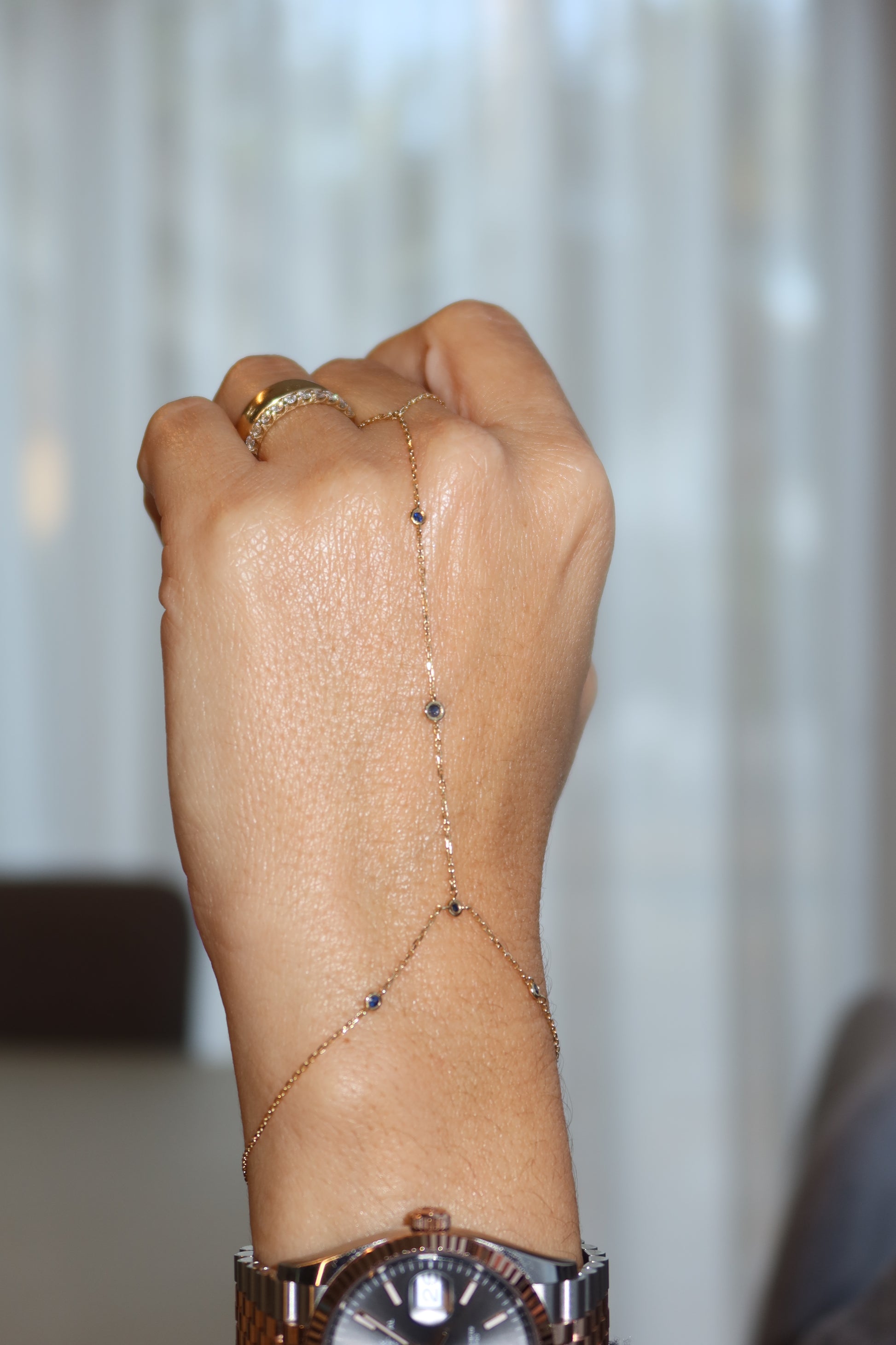 Sapphire Handchain