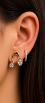 Diamond Melody Earrings