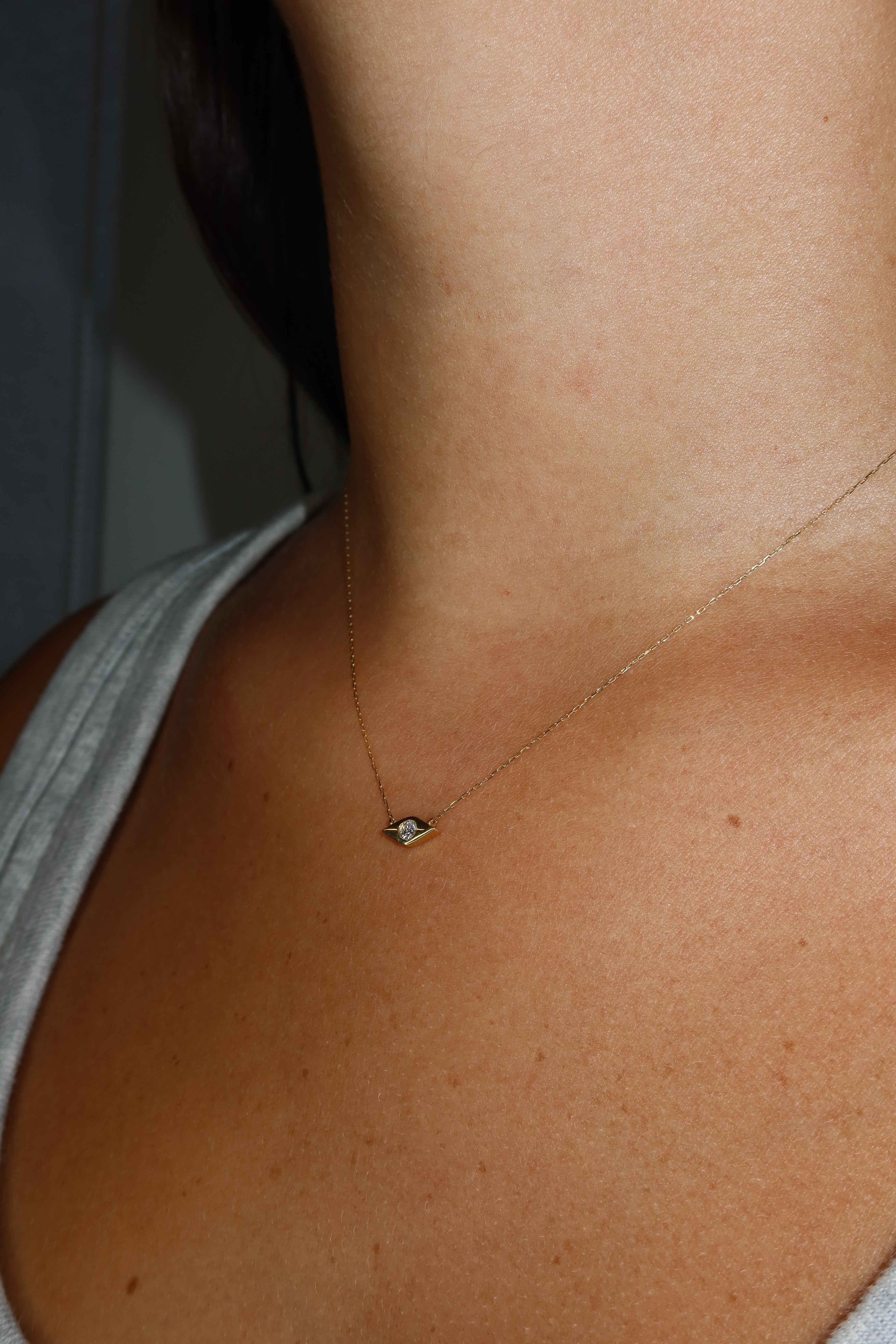 Evil Eye Diamond Necklace
