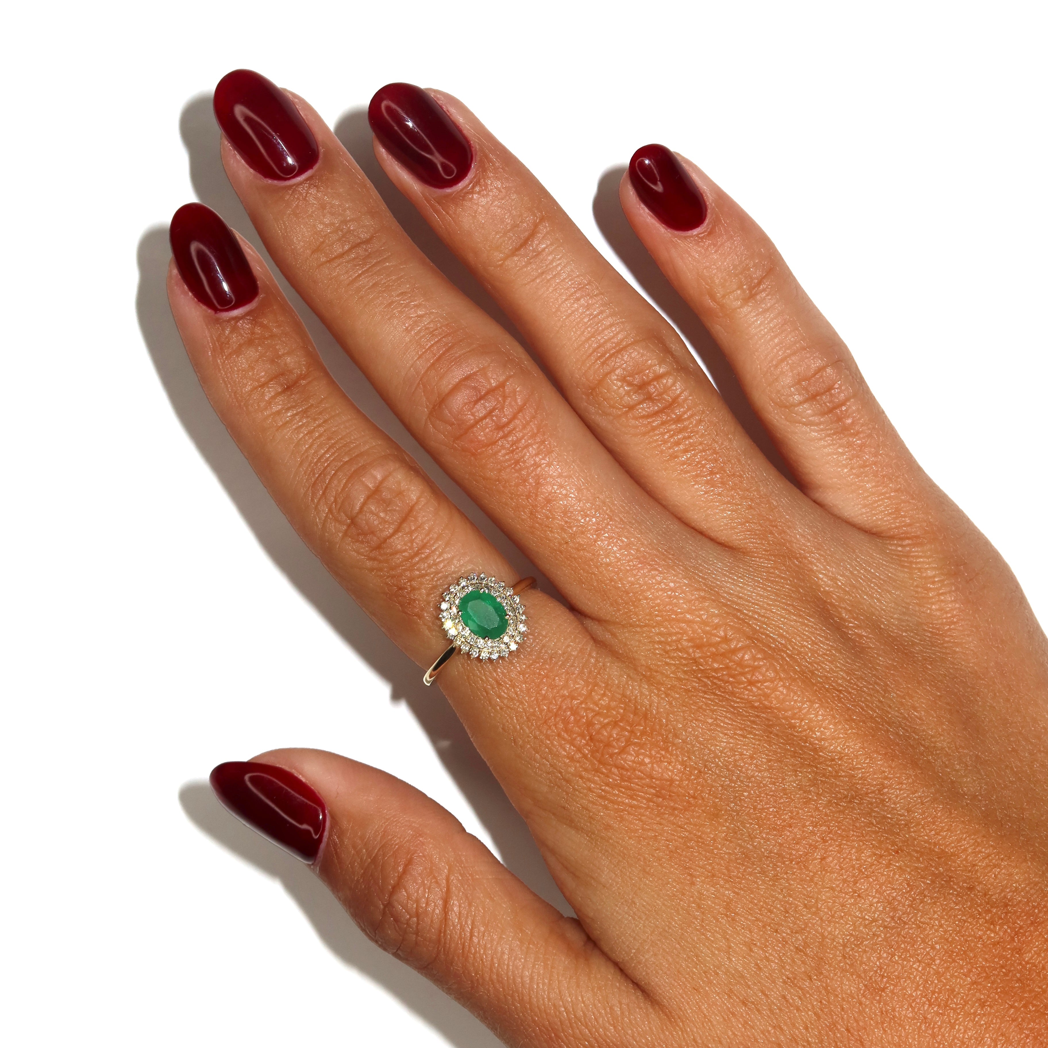 Emerald Oval Ring