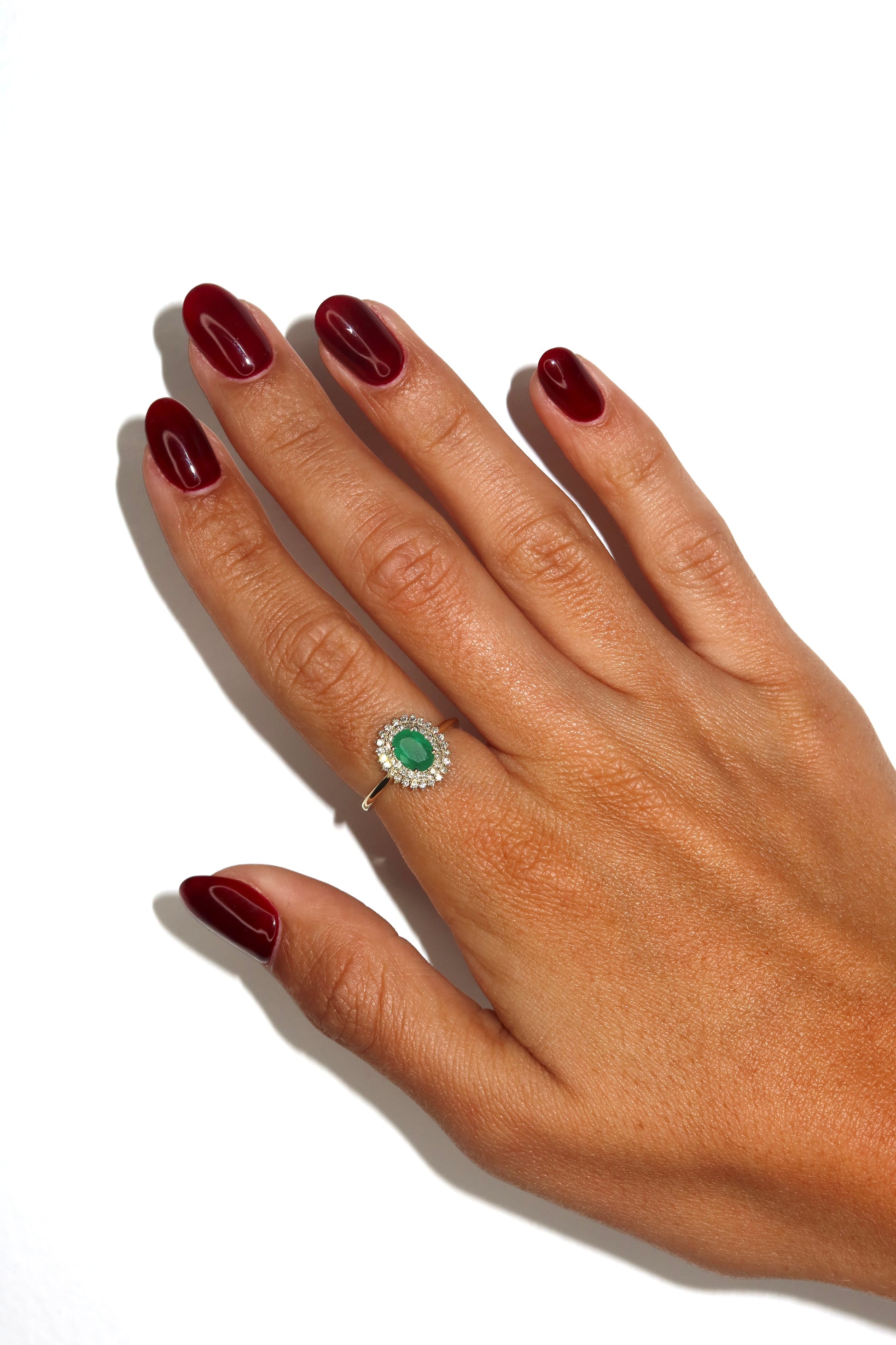 Emerald Oval Ring