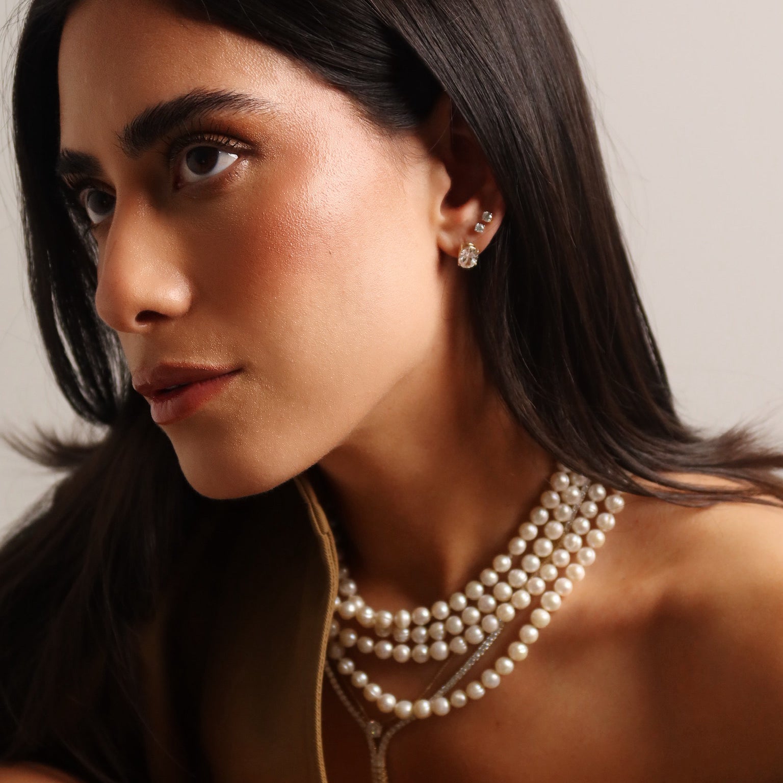 Oval Lab Diamond Studs