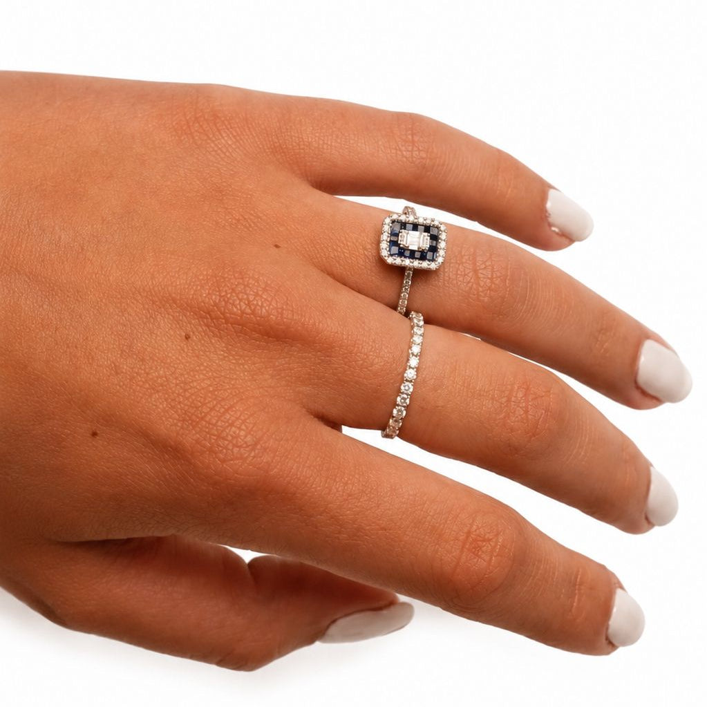 Rectangular Sapphire