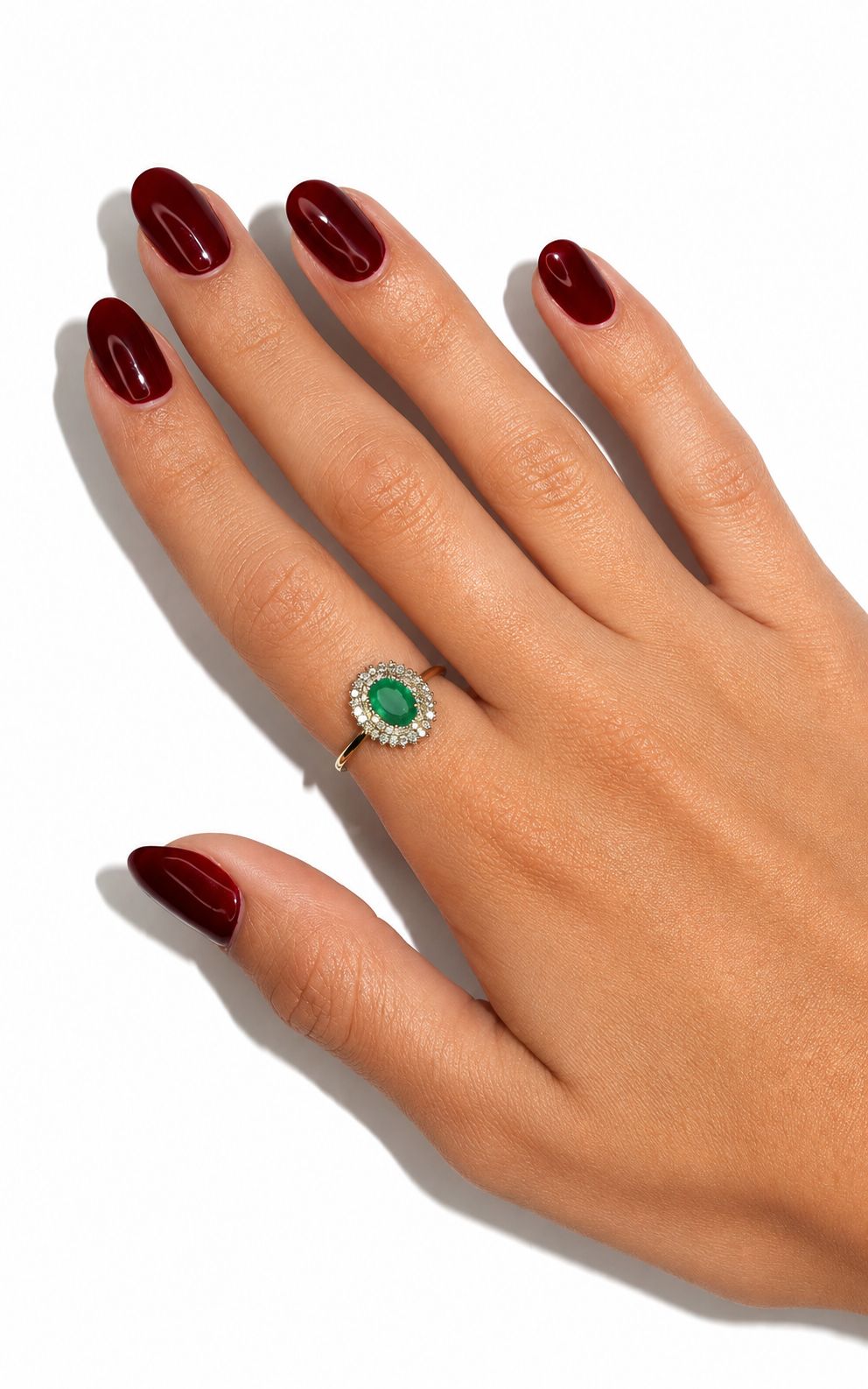 Emerald Oval Ring